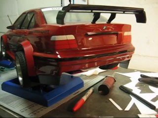 RC E36 BMW Project Build Part 7 Rear Diffsuer