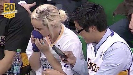 Lakers Fans Smell Kobe Bryant's Game Worn Armband