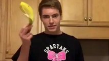 Teens Take on the BANANA PEEL CHALLENGE