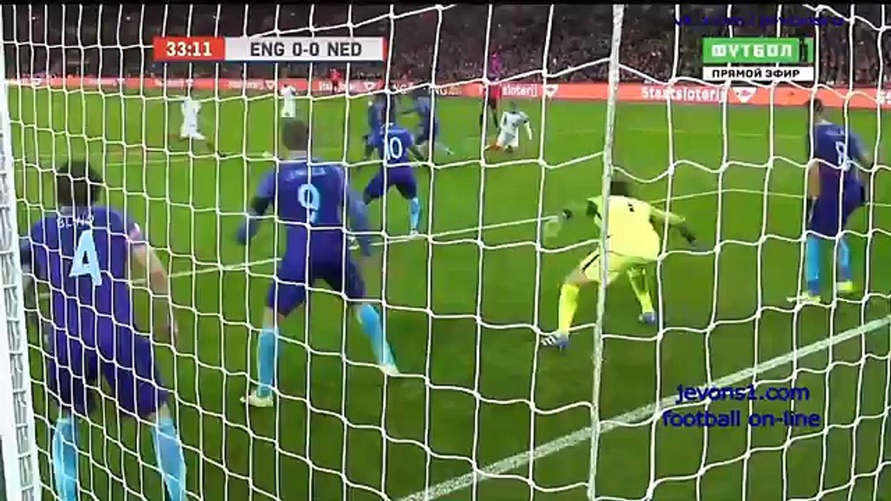 Goals and Highlights - England  1-2 Netherlands - 29/03/16