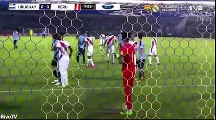 Matias Vecino Super Chance - Uruguay 0-0 Peru 2016