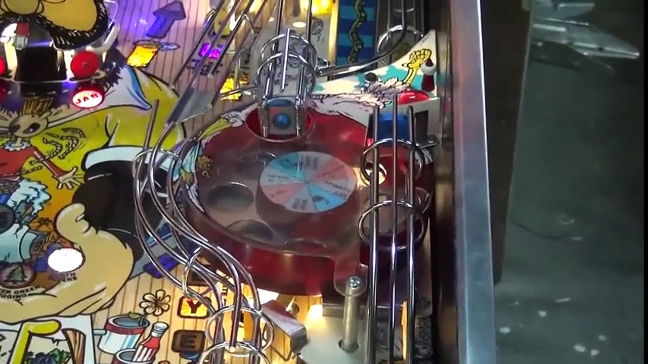 #66Bally POPEYE Pinball Machine-based on the cartoon classic! TNT Amusements  Popeye Cartoon