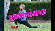 Hot Pics of Carmen Electra Stretching!