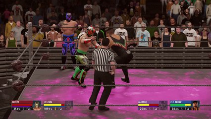 WWE 2K16 the lucha dragons v the nation