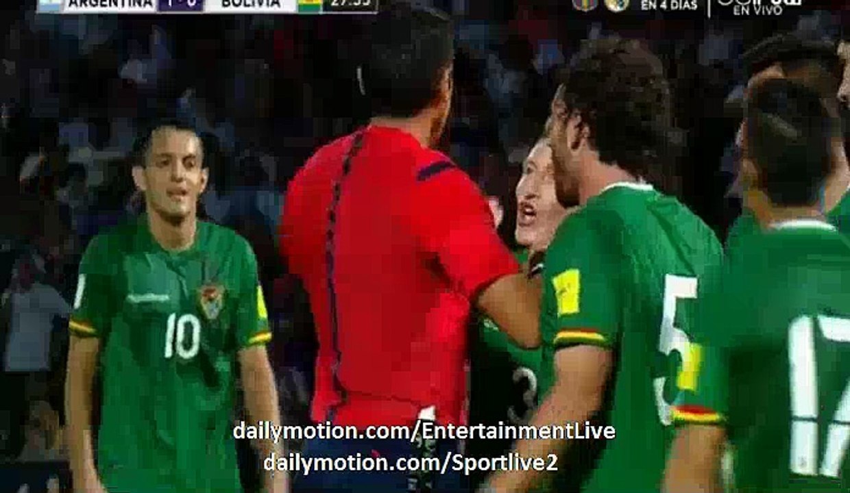 PENALTY FOR ARGENTINA - Argentina 1-0 Bolivia