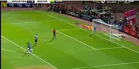 Lionel Messi Penalty Goal - Argentina 2-0 Bolivia 29.03.2016