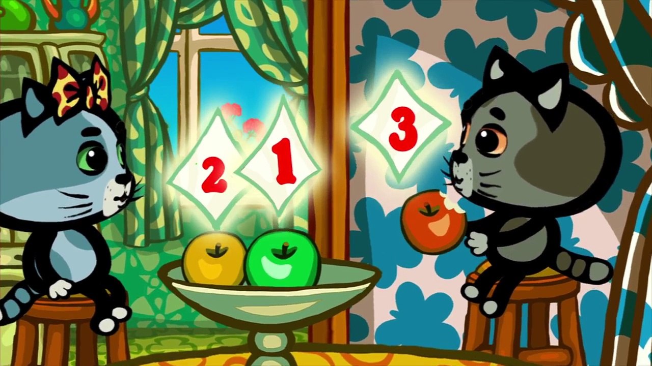 Котяткины истории - Считалка - Развивающие и обучающие мультики для малышей. Учимся считать