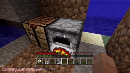 Minecraft: PS3 Edition - Let's Play Part 3: "Sleepover in New House"