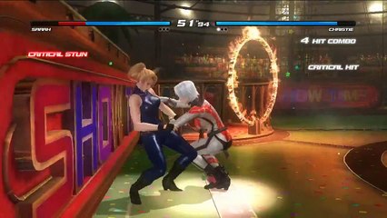 Dead or Alive 5 Tournament - Sarah Vs. Christie Match #1