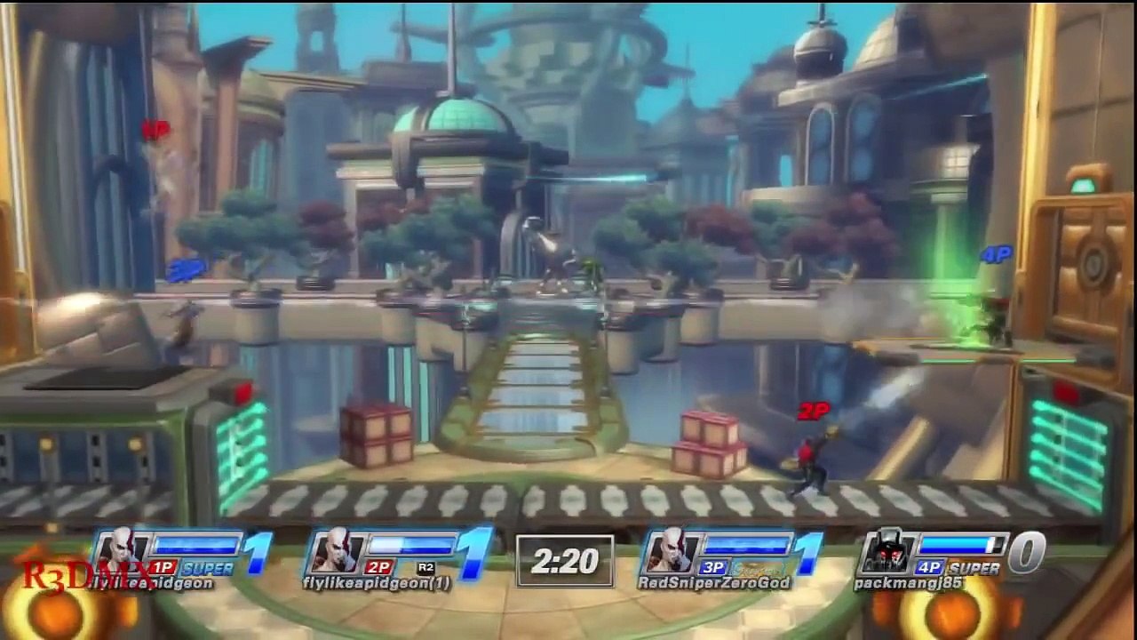 Playstation All Stars Battle Royale: Kratos Match #11 - Kratos & Radec Vs. Double Kratos