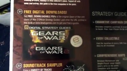 Gears of War 3 Limited Edition Guide Unboxing