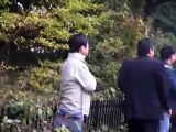 [素材]史上初！朝鮮大学校前で在特会が抗議活動