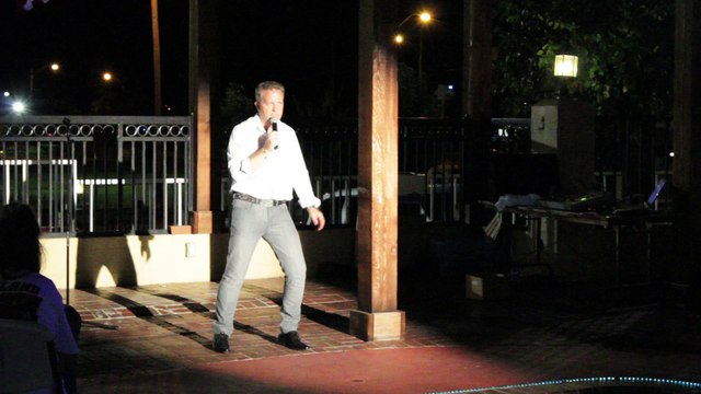 Colin Paul sings 'Treat Me Nice' Elvis Week 2014