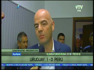 ENTREVISTA A GIANNI INFANTINO (PRESIDENTE DE FIFA)