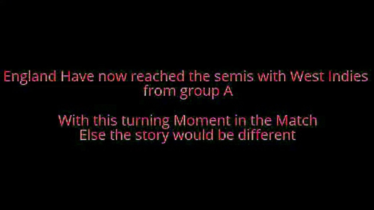 [Joe Root's catch] England Vs Sri lanka World T20 2016 {Match turning Moment} England goes to semislive