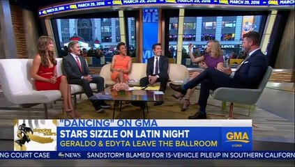 Geraldo Rivera & Edyta Sliwinska on Good Morning America