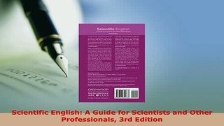 Download  Scientific English A Guide for Scientists and Other Professionals 3rd Edition PDF Full Ebook