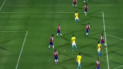 Dani Alves Goal Paraguay vs Brazil 2-2 2016 HD