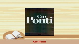 Download  Gio Ponti Download Full Ebook