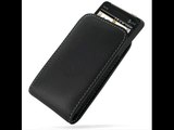 PDair Leather Case for HTC Aria - Vertical Pouch Type (Black)