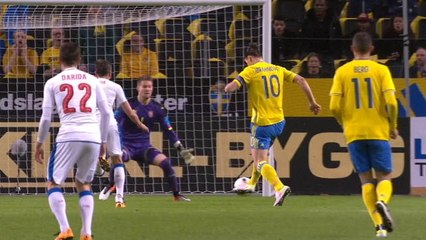 Amical - Un Ibra des mauvais soirs avec la Suède