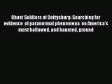 Read Ghost Soldiers of Gettysburg: Searching for evidence  of paranormal phenomena  on America's