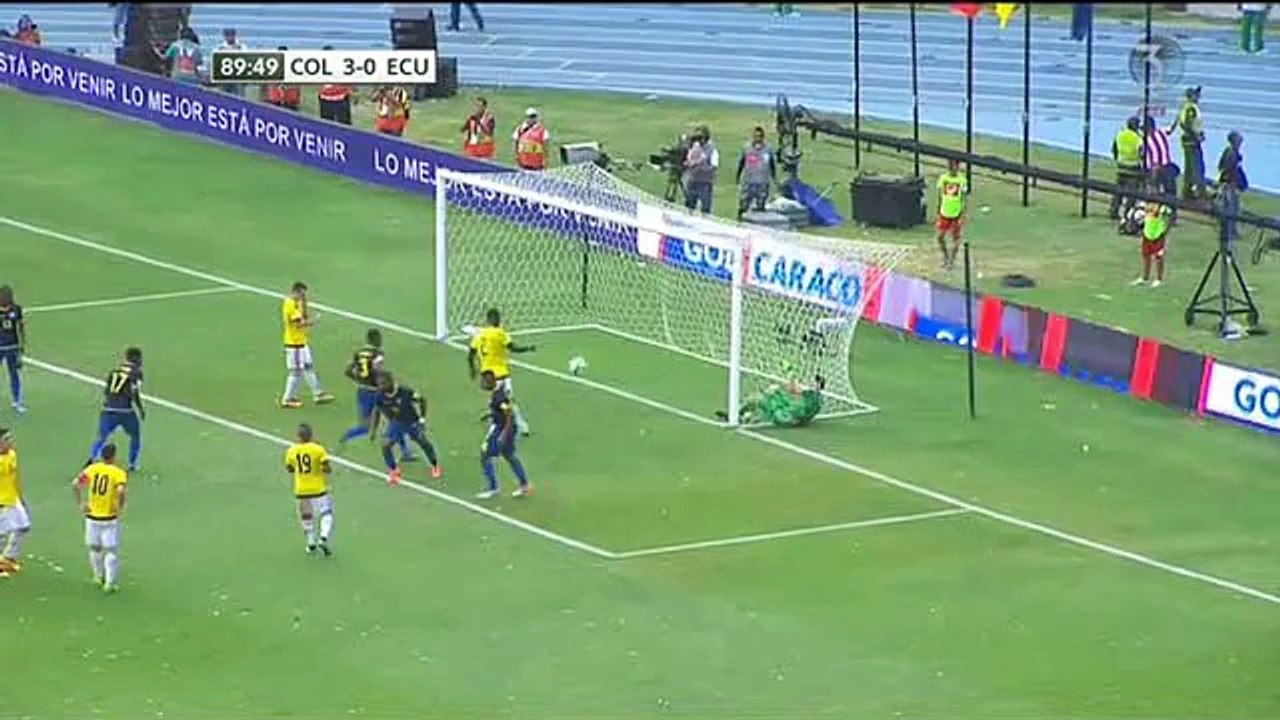 Michael Arroyo Goal - Colombia 3 - 1 Ecuador - World Cup Qualification (29.03.2016)