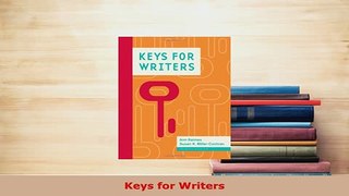 PDF  Keys for Writers PDF Book Free