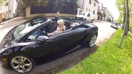 Lamborghini Gallardo Spyder opening top