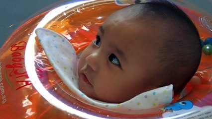 River having a good time at Baby Spa