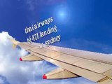 TG 471  Thai Airways  landing in Sydney