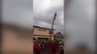 Crowd stunned as 'Jesus' falls 10 metres from cross during crucifixion show at Easter celebrations