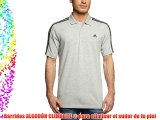 adidas - Polo de squash para hombre tamaño S color gris