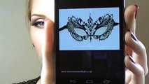 Easy Masquerade Makeup Mask Tutorial _ Creative Make-up Halloween 2015