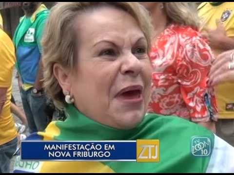 14-03-2016 - MANIFESTAÇÃO EM NOVA FRIBURGO - ZOOM TV JORNAL