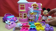 Fisher Price Daisy Duck and Minnie Mouses Convertible Snap On Dresses Party