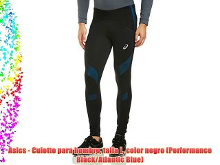 Asics - Culotte para hombre talla L color negro (Performance Black/Atlantic Blue)