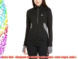 Asics Knit - Chaqueta de running para mujer color negro talla L