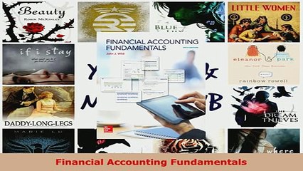 PDF  Financial Accounting Fundamentals  EBook