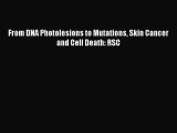 Download From DNA Photolesions to Mutations Skin Cancer and Cell Death: RSC Ebook Free