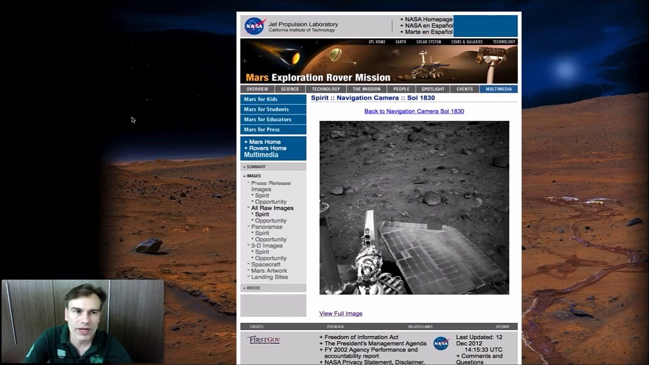 Un rocher qui bouge sur Mars ! Un animal extraterrestre