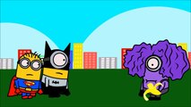 Batman V Superman Cartoon Minions Parody For Children ~ Full Mini Minions Movie 2016 HD