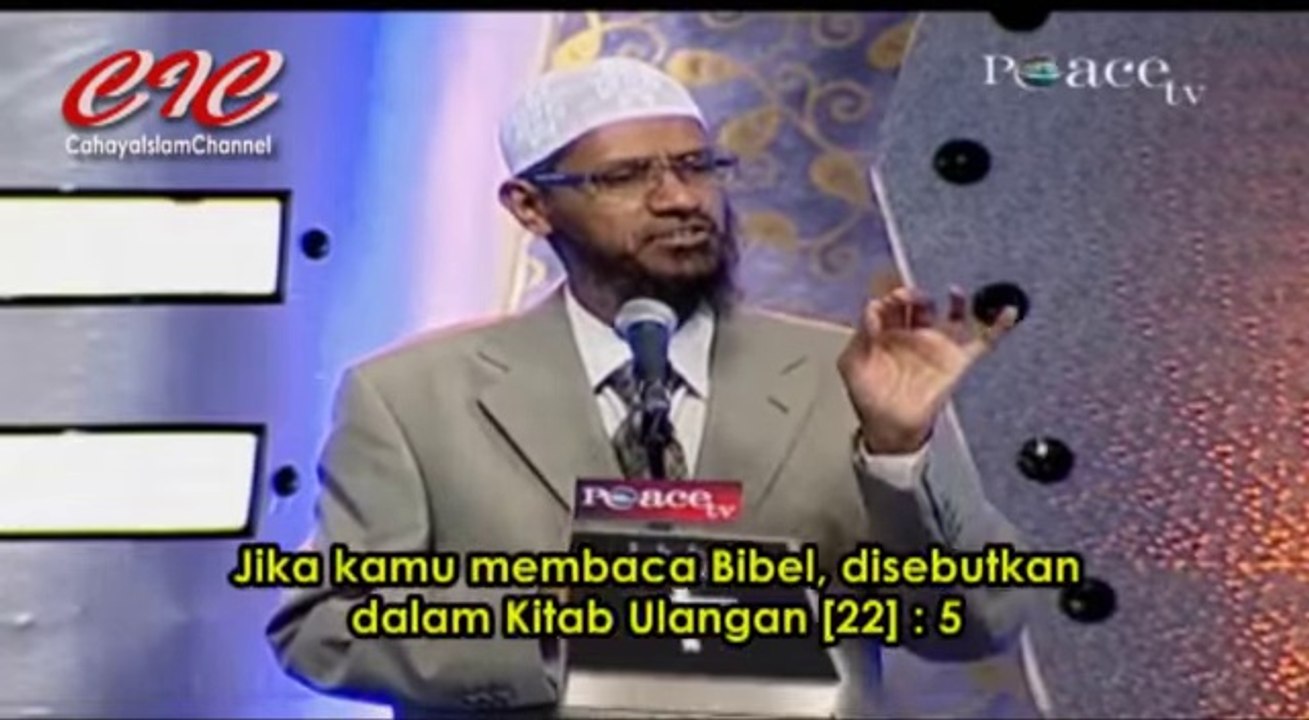 Bunda Maria Berhijab dan Dia adalah Muslimah - Dr Zakir Naik Sub Indo