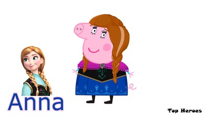 PEPPA PIG english episodes FROZEN disguise characters