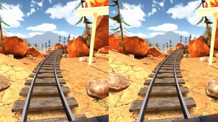 Cmoar Roller Coaster VR Google Cardboard 3D SBS 1080p Virtual Reality Video