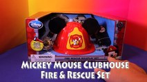 MICKEY MOUSE CLUBHOUSE Disney Junior Mickey mouse Fire & Rescue Mickey Toy Video