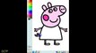 Peppa Pig Coloring Pages - Peppa Pig Drawing Colorear