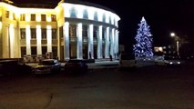 Тирасполь новогодняя елка возле драм театра