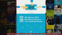 SEO All about SEO Ranking Factors You Should Know