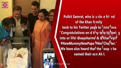 Salman Khan’s sister Arpita Khan Born A Baby - Filmyfocus.com